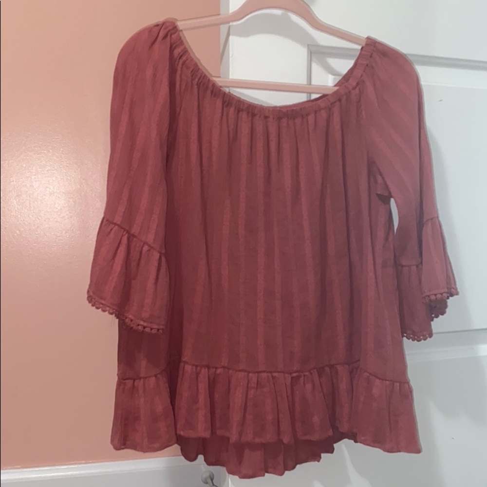 Off the shoulder women’s top
